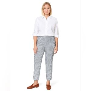 JONES & CO Striped Seersucker Pant Size  16w With a 36in Waist 27in Insean